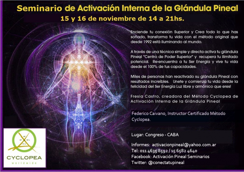Seminario de Activacion Interna de la Glandula Pineal, Metodo Cyclopea