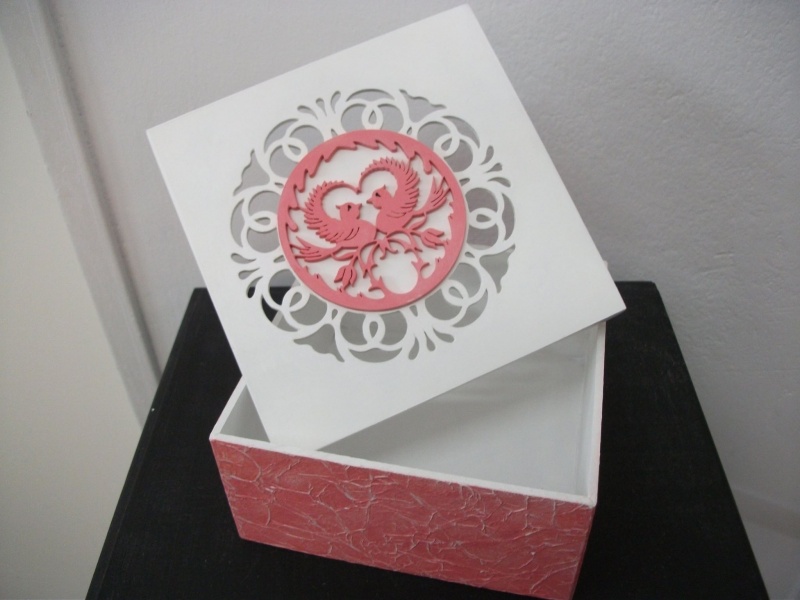 Caja Rosa con Mandala